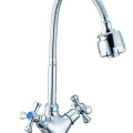Кух.смеситель G-Lauf QTZ4-E827 гибкий излив, хром